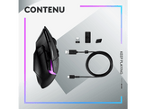 LOGITECH Souris gaming sans fil G502 X Lightspeed Plus Noir (910-006163)