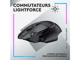 LOGITECH Souris gaming sans fil G502 X Lightspeed Plus Noir (910-006163)