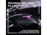 LOGITECH Souris gaming sans fil G502 X Lightspeed Plus Noir (910-006163)