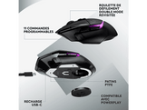 LOGITECH Souris gaming sans fil G502 X Lightspeed Plus Noir (910-006163)