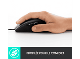 LOGITECH Souris M500S 7 boutons Noir (910-005784)
