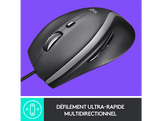 LOGITECH Souris M500S 7 boutons Noir (910-005784)