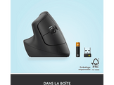 LOGITECH Souris sans fil Lift GAUCHER Graphite (910-006474)