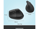 LOGITECH Souris sans fil Lift Graphite (910-006473) Souris sans fil Noir