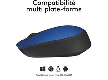 Charger l&#39;image dans la galerie, LOGITECH Souris sans fil M171 Bleu (910-004640) Souris sans fil Bleu
