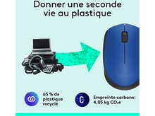 Charger l&#39;image dans la galerie, LOGITECH Souris sans fil M171 Bleu (910-004640) Souris sans fil Bleu
