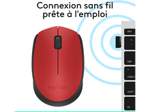 Charger l'image dans la galerie, LOGITECH Souris sans fil M171Rouge (910-004641)
