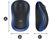 Charger l&#39;image dans la galerie, LOGITECH Souris sans fil M185 Bleu (910-002236)
