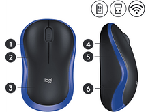 Charger l&#39;image dans la galerie, LOGITECH Souris sans fil M185 Bleu (910-002236)
