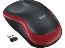 Charger l&#39;image dans la galerie, LOGITECH Souris sans fil M185 Rouge (910-002237)
