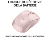 LOGITECH Souris sans fil M240 Silent Rose (910-007121)