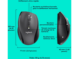 LOGITECH Souris sans fil M705 Argenté (910-001949) Souris sans fil Argenté