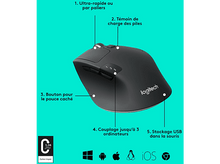 Charger l'image dans la galerie, LOGITECH Souris sans fil M720 Triathlon Noir (910-004791) Souris sans fil Noir
