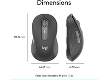 Charger l&#39;image dans la galerie, LOGITECH Souris sans fil M750 Graphite (910-007509)

