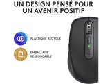 LOGITECH Souris sans fil MX Anywhere 3S Graphite (910-006929) Souris sans fil Gris