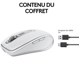 LOGITECH Souris sans fil MX Anywhere 3S Pale Grey (910-006930)