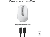 LOGITECH Souris sans fil MX Anywhere 3S pour Mac USB-C Gris (910-006946) Souris sans fil Gris
