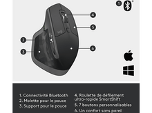 Charger l&#39;image dans la galerie, LOGITECH Souris sans fil MX Master 2S (910-007224)
