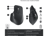 LOGITECH Souris sans fil MX Master 3s Graphite (910-006559)