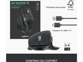 LOGITECH Souris sans fil MX Master 3s Graphite (910-006559)