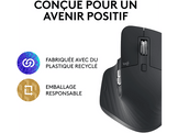 LOGITECH Souris sans fil MX Master 3s Graphite (910-006559)