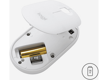 Charger l&#39;image dans la galerie, LOGITECH Souris sans fil Pebble M350 Blanc cassé (910-005716)
