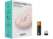 Charger l&#39;image dans la galerie, LOGITECH Souris sans fil Pebble M350 Rose (910-005717)
