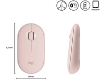 Charger l&#39;image dans la galerie, LOGITECH Souris sans fil Pebble M350 Rose (910-005717)
