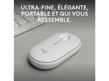 Charger l&#39;image dans la galerie, LOGITECH Souris sans fil Pebble M350s Blanc (910-007013)
