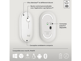 LOGITECH Souris sans fil Pebble M350s Blanc (910-007013)