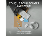 LOGITECH Souris sans fil Pebble M350s Blanc (910-007013)
