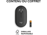 LOGITECH Souris sans fil Pebble M350s Noir (910-007015)