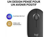 LOGITECH Souris sans fil Pebble M350s Noir (910-007015)