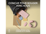 LOGITECH Souris sans fil Pebble M350s Rose (910-007014)