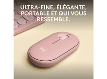 Charger l&#39;image dans la galerie, LOGITECH Souris sans fil Pebble M350s Rose (910-007014)
