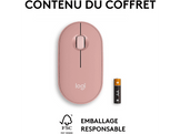 LOGITECH Souris sans fil Pebble M350s Rose (910-007014)