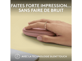 LOGITECH Souris sans fil Pebble M350s Rose (910-007014)