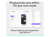 LOGITECH Souris sans fil pliable Mobi - Graphite
