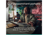 LOGITECH Souris sans fil pliable Mobi - Graphite