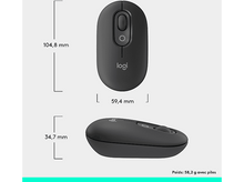 Charger l'image dans la galerie, LOGITECH Souris sans fil POP Bluetooth Noir (910-007412)
