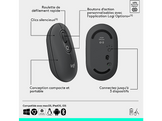 LOGITECH Souris sans fil POP Bluetooth Noir (910-007412)