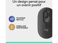 Charger l'image dans la galerie, LOGITECH Souris sans fil POP Bluetooth Noir (910-007412)
