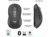 LOGITECH Souris sans fil Signature M650 L Graphite (910-006236)