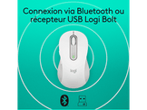LOGITECH Souris sans fil Signature M650 M Blanc (910-006255) Souris sans fil Blanc