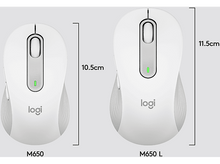 Charger l&#39;image dans la galerie, LOGITECH Souris sans fil Signature M650 M Blanc cassé (910-006255)
