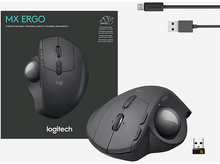 Charger l&#39;image dans la galerie, LOGITECH Souris sans fil trackball MX Ergo Advanced Noir (910-005179)
