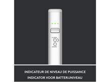 Charger l&#39;image dans la galerie, Un indicateur de charge blanc avec un affichage numérique montrant le niveau de batterie.
