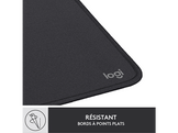 LOGITECH Tapis de souris DeskMat Studio Series Antislip Noir (956-000049)