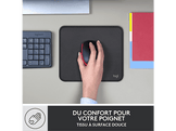 LOGITECH Tapis de souris DeskMat Studio Series Antislip Noir (956-000049)