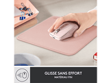 LOGITECH Tapis de souris DeskMat Studio Series Antislip Rose (956-000050)